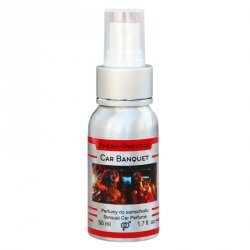 Perfumy samochodowe Car Banquet 50 ml. Męski, trwały zapach.