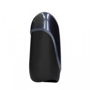 Vibrating Masturbator Sleeve - Licorice Black