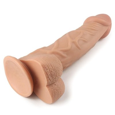 9&quot;&quot; Real Extreme Dildo Flesh