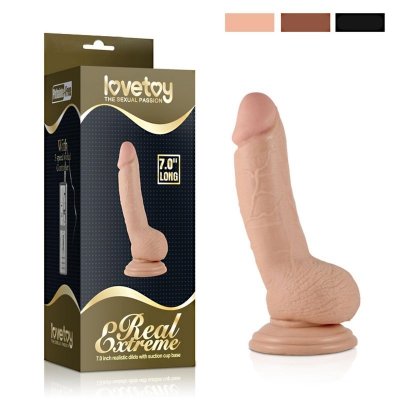 7&quot;&quot; Real Extreme Dildo Flesh