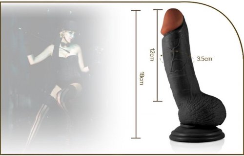 7&quot;&quot; Real Extreme Dildo Flesh