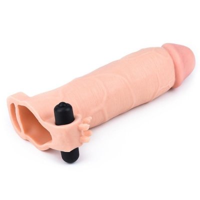 Add 3&quot;&quot; Pleasure X Tender Vibrating Penis Sleeve