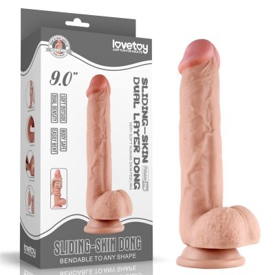 9.5&#039;&#039; Sliding Skin Dual Layer Dong