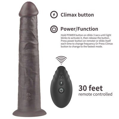 10&#039;&#039; Dual Layered Platinum Silicone Rotator