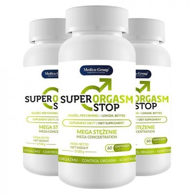 Supl.diety-Super Orgasm Stop  - 60 caps