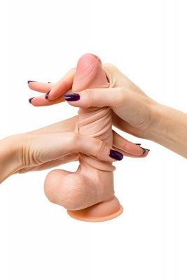 My Babe My Treasure Realistic Dildo, TPE, Nude, 18.5 cm