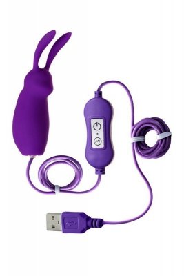 A-TOYS, Vibro egg &#039;Bunny&#039;, with control panel, silicone, violet