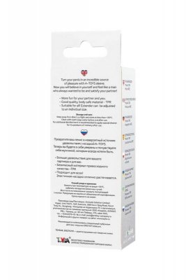 A-TOYS Penis Extender 15.2 cm Sleeve Transparent