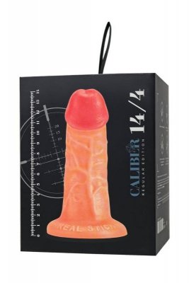 Realistic dildo Caliber 14/4 , PVC, flesh,  length 14cm, diameter 4cm