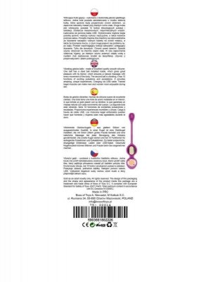 Vibrating Kegel Balls 32mm 80g Purple 10 function USB - B - Series