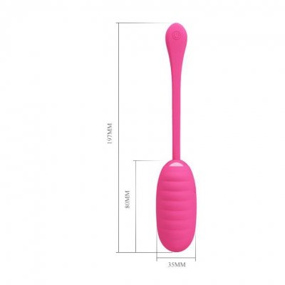 PRETTY LOVE - KIRK EGG Pink 12 function vibrations
