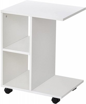 Stolik kawowy szafka nocna na kółkach organizer ModernHome