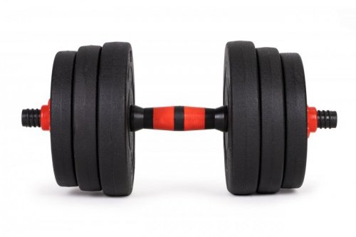 Hantle regulowane 2x15 kg sztanga zestaw 30 kg gryf