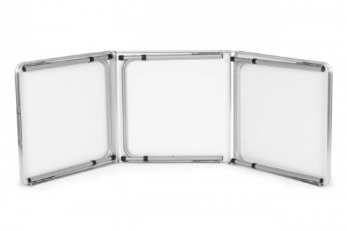 Stolik turystyczny stół składany kemping biały blat 180x60 cm MultiGarden