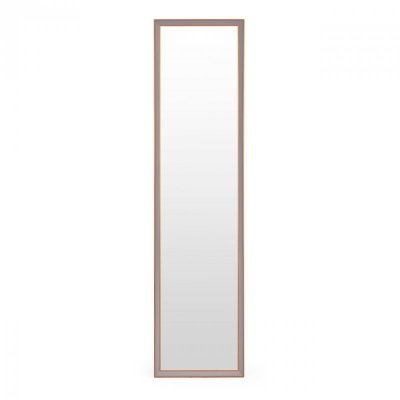 Duże lustro stojące 148 cm aluminowa rama rozstawiane ModernHome
