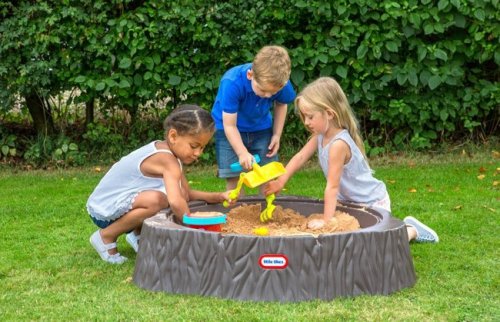 Little Tikes Duża Piaskownica Pień Drzewa Basen z Pokrywą