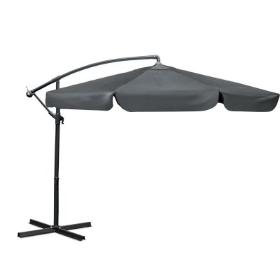 Parasol ogrodowy składany 6 segmentowy 350 cm z pokrowcem Plonos PL-880