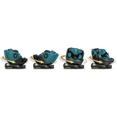 Fotelik samochodowy Nukido Prestige Line czarno-niebieski 0-36 kg ISOFIX