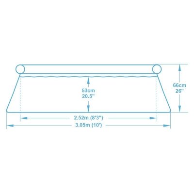 Basen ogrodowy rozporowy 305 x 66 cm Bestway 57456
