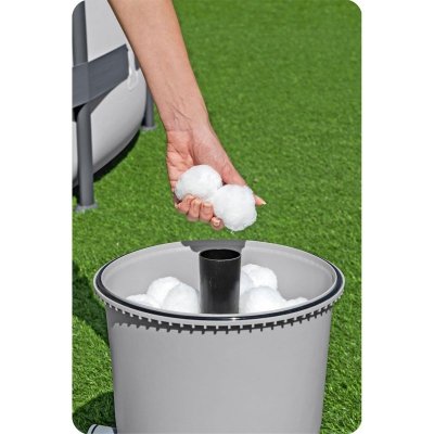 Pompa piaskowa do basenów + kulki filtracyjne 3596l/h Bestway 58515