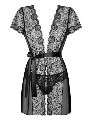 Alluria peignoir szlafrok i stringi S/M