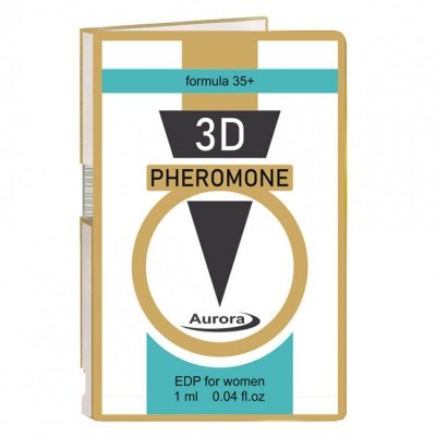 Perfumy damaskie. Zmysłowy, wytworny zapach 3D Pheromone formuła 35+, 1 ml