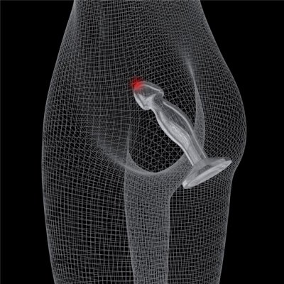 KOREK ANALNY FLAWLESS CLEAR PROSTATE PLUG 6.5&#039;&#039;