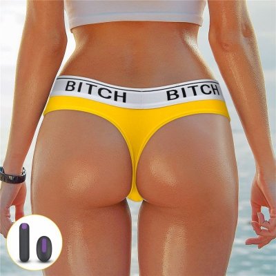 MAJTKI BITCH VIBRATING PANTIES (24~27 CALI W TALII)