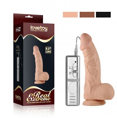 WIBRATOR 9&quot; REAL EXTREME VIBRATING DILDO