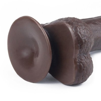DILDO 7&#039;&#039; SLIDING SKIN DUAL LAYER DONG – BLACK