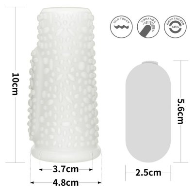 PIERŚCIEŃ NAKŁADKA VIBRATING DRIP KNIGHTS RING (WHITE)