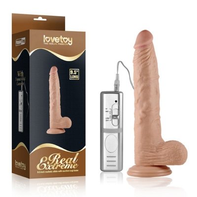 WIBRATOR 9.5&quot; REAL EXTREME DILDO VIBRATING