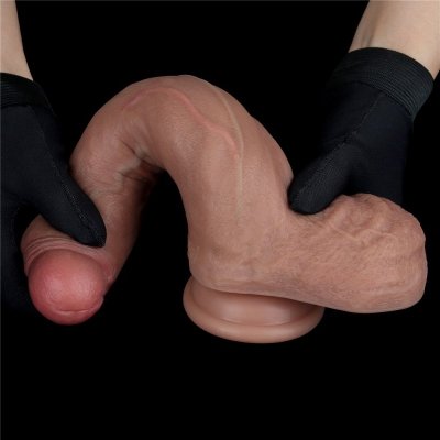 DILDO 8.5&#039;&#039; DUAL LAYERED SILICONE COCK