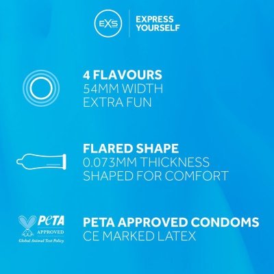 PREZERWATYWY 12 SZT. EXS MIX FLAVOURED