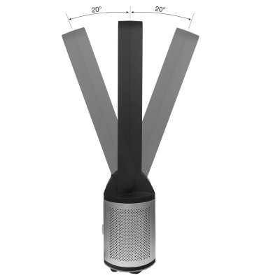 Bezłopatkowy wentylator z nawilżaczem WEBBER WB1820 czarny