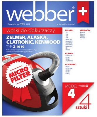 Worki Webber Zelmer 1010 (4 micro filter)