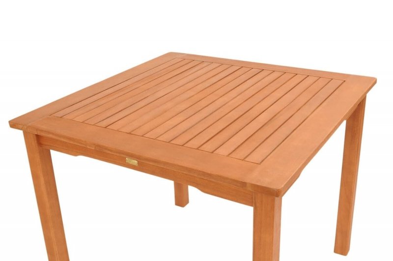 Zestaw mebli ogrodowych Bradford stół o średnicy 110cm + 4 krzesła Calgary + poduchy PREMIUM Biało-zielona krata PREMIUM (druga strona zielona) Bradford 110