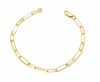 Złota bransoletka 585 spinacze Chains łańcuch