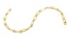 Złota bransoletka 585 spinacze Chains łańcuch