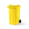 Pojemnik na odpady 240l IPL Plastics Żółty