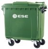 Pojemnik na odpady bytowe ESE 1100l Brąz