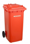 Pojemnik na odpady 240l SSI-Schaefer (Czerwony) GWARANCJA 5 LAT