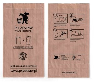 Torebki na Psie odchody ( psiZestaw.pl ) 200 szt. - konfekcjonowane 