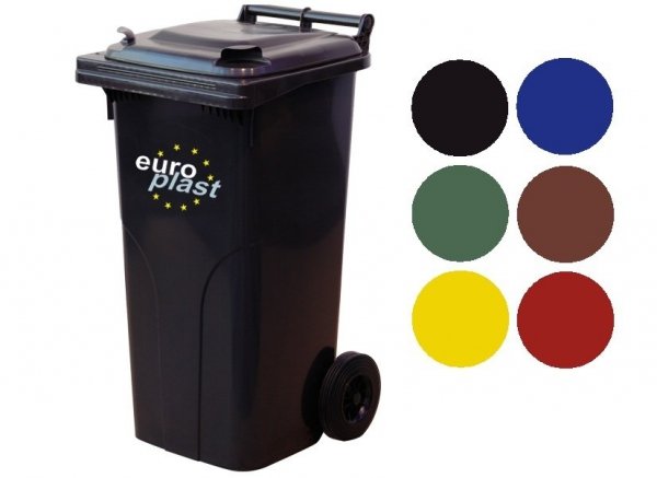 Pojemnik na odpady MGB 120l EUROPLAST Zielony