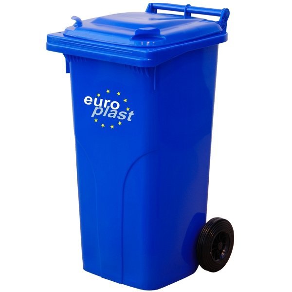 Pojemnik na odpady MGB 120l EUROPLAST Czerwony 
