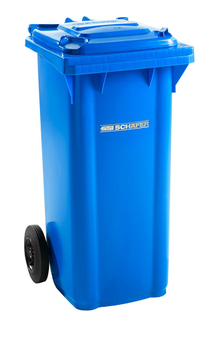 Pojemnik na odpady 120l SSI-Schaefer Niebieski