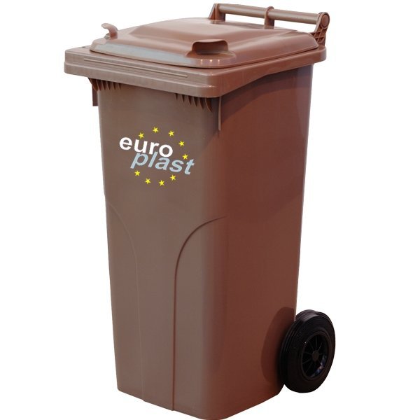Pojemnik na odpady MGB 120l EUROPLAST Brąz 