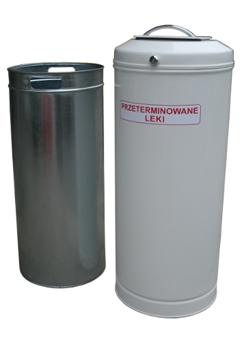 Pojemnik na leki przeterminowane MED 60L Apteczny z wkładem