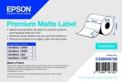Premium Matte Label - Die-cut Roll: 76mm x 127mm, 960 etykiet