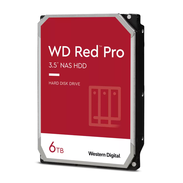 Dysk HDD WD Red Pro WD6005FFBX (6 TB ; 3.5"; 256 MB; 7200 obr/min)